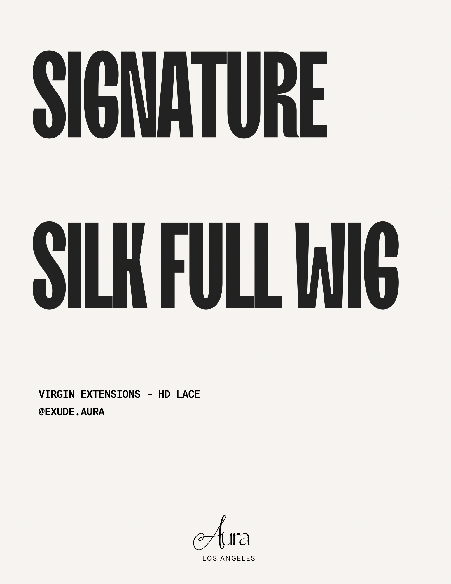 SIGNATURE SILK (V) FULL UNIT HD LACE