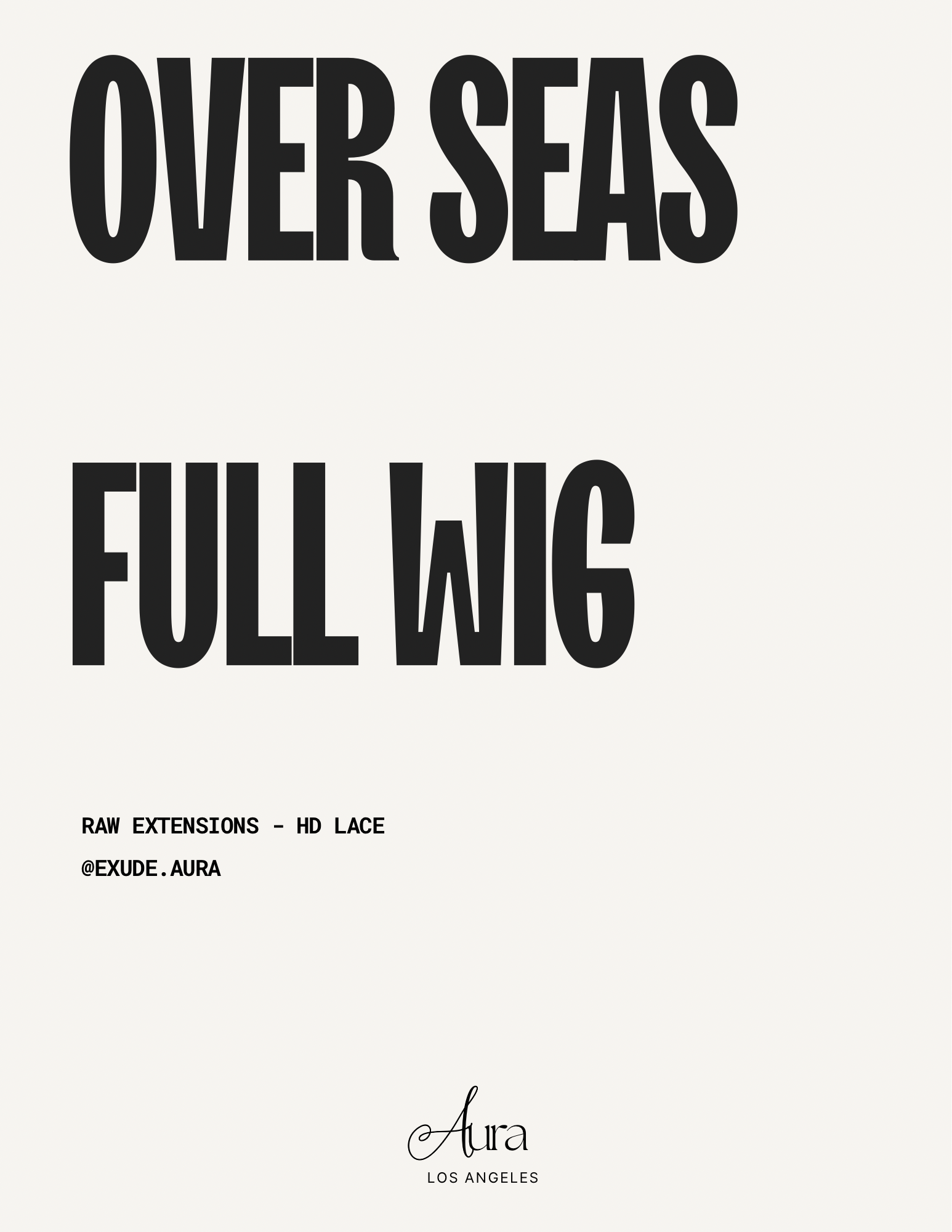 OVER SEAS FULL UNIT HD LACE (R)